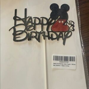 Mickey Mouse Cake Topper